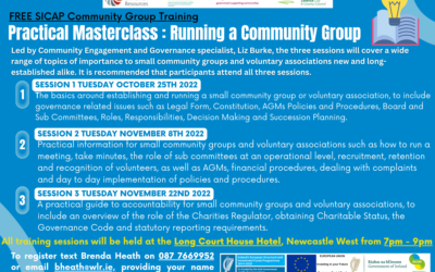 FREE SICAP Community Group Training