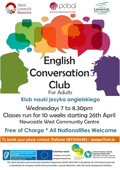 English club conversation new arrivals